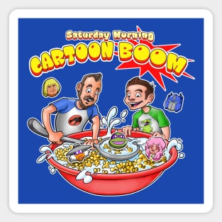 Cartoon Boom Retro Magnet